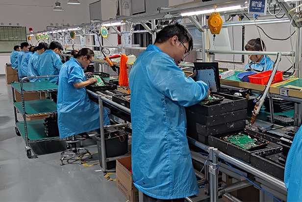 车载平板电脑生产车间